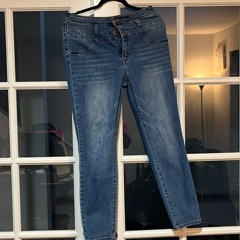 High rise jeans